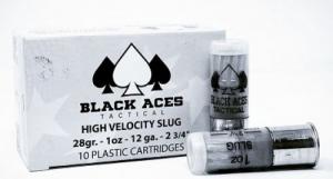 BLACK ACES TACTICAL AMO 12GA SLUG 1650FPS 2 3/4 1O... - 99768