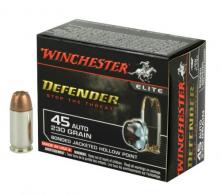 Winchester PDX1 Defender .45 ACP 230gr Bonded Jacketed Hollow Point 20/Box - S45PDB