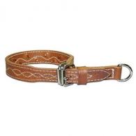 Omnipet Leather Force Collar 1.25" x 21" Brown