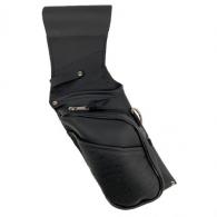Neet N-490 Leather Field Quiver Black with Arrow Embossed Pockets Right Hand - RH 04248