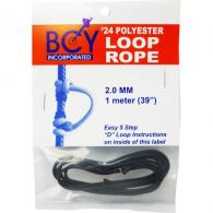BCY 24 D-Loop Material Black 1m - 1201339