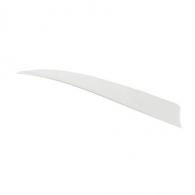 Trueflight Shield Cut Feathers White 5 in. RW 100 pk. - 11901