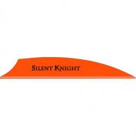Flex Fletch Silent Knight Vanes Blaze Orange 3 in. 36 pk. - SILENT36-FBZ