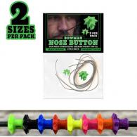 Bowmar Recurve Nose Button Green 2 pc. Small/Large - RC-NB-GREEN