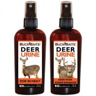Buck Baits Combo Doe in Heat - Deer Musk Scrape 4 oz - BBDU4DIHDMSE
