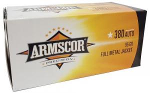 Armscor .380 ACP 95gr FMJ            100rd - 50315