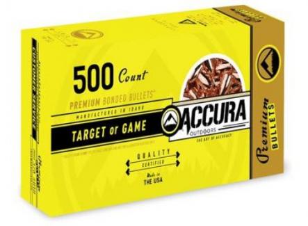 Accura Premium Bonded Bullets .30 cal .308" 120 gr Spitzer Point 500 Ct - 30120SP