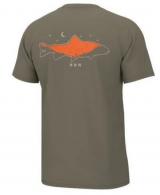 Huk Moon Trout Short Sleeve Shirt Overland Trek Small - ATH1000422319S