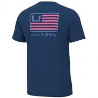 Huk - Huk and Bars Short Sleeve Shirt Set Sail Small