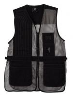 Browning Trapper Creek Mesh Shooting Vest Grey 2XL - 3050269905