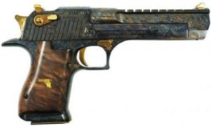 Magnum Research Desert Eagle .50AE Custom Engraved Case Hardened Gold Accents 1 of 25