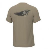 Huk Streamer Fly Short Sleeve Shirt Overland Trek Large - ATH1000420319L