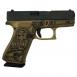 Glock 43X 9mm 10rd 3.41" "Country Engraved Sand"