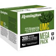 Remington UMC Centerfire Rifle Ammo 223 Rem. 55 gr. FMJ 200 rd. - 23683
