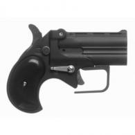Old West Short Bore Derringer 380 ACP Sliver 2.75 Barrel Satin Silver Finish w/Black Synthetic Grips Guardian Package