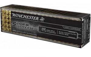 Winchester Ammo SUP22LRHP Super Suppressed 22 LR 40 gr Lead Hollow Point (LHP) 100 Bx/2 Cs - SUP22LRHP
