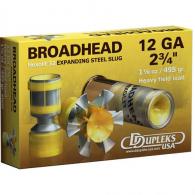 DDupleks Broadhead Hexolit 32 Slugs Yellow 12 ga. 2 3/4 in. 1 1/8 oz. 5 rd. - 12H32