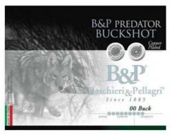 Baschieri & Pellagri Predator 00 Buckshot 12 GA 2 3/4in Ammo 1-9/16 oz 10 Rounds Box