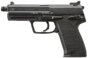HK M709001TA5 USP9T Tac 9mm 4.86" 15+1 Black Black Polymer Grip 2 Magazines