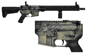 Shark Coast Lady Liberty Deluxe Deep Engraved 5.56 NATO Semi Auto Rifle
