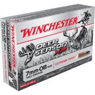 Winchester Deer Season XP Rifle Ammo 7mm-08 Rem. 140Gr Extreme Point Polymer Tip 20 Rounds per Box - X708DS