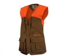 Beretta Women's Retriever Hunting Vest Tobaco & Blaze Orange Medium - GU563T16510850M