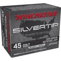 Winchester Silvertip Pistol Ammo 45 Colt 225 gr. JHP 20 rd. - W45CST