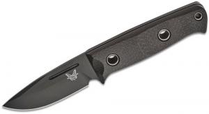 Benchmade Shane Sibert Mini Bushcrafter Fixed Blade Knife 3.38" - 165BK