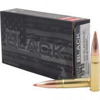 Hornady Black Rifle Ammo .300 Black 208 gr. A-Max Match Black 20 rd. - 80891