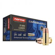 Main product image for SAFEGUARD 9mm 124gr JHP 50RDS AMMO