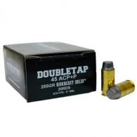 Double Tap Hardcast Solid Handgun Ammunition .45 Auto(+P) 255gr SWC 875 fps 20/ct - 45A255HC20