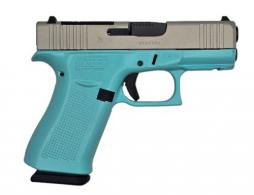 GLOCK 43X 9MM ROBIN EGG/SILVR OR  - UX4350204NREBS