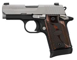 Sig Sauer P938 Two-Tone 9mm Semi Auto Pistol - 938-9-TXR3-AMBI