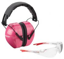 Champion Targets 40624 Passive Hearing Protection Earmuffs w/ Clear Eye Pro - 40624