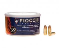Fiocchi CANNED HEAT 9mm Full Metal Jacket 115 GR 1200 fps 10 - 9CAP