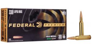 Federal Gold Medal Sierra MatchKing BTHP 20RD 300gr .338 LAP - GM338LM2 Federal Gold Medal Sierra MatchKing BTHP 20RD 300gr .338 LAP - GM338LM2