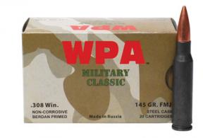 Wolf Military 308 Winchester (7.62 NATO) Soft Point 140 GR 500 RDs