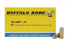 Buffalo Bore Ammunition Handgun .32 ACP  Hard Cast 75 G - 30A/20