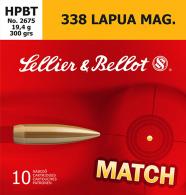 338 LAPUA MAGNUM 300GR HPBT AMMO - SB338LMB 338 LAPUA MAGNUM 300GR HPBT AMMO - SB338LMB