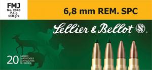 Sellier & Bellot Full Metal Jacket 6.8mm Ammo 20 Round Box - SB68C