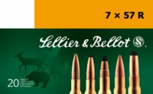 Sellier & Bellot 7X57mm Rimmed 158GR Hollow Point Capped 20 Box/20 Cs - SB757RB
