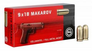 GECO 9mm Makarov (9x18) Full Metal Jacket 95 GR 50Bo