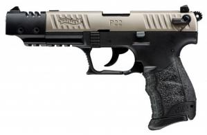 Walther Arms P22 Target Black/Nickel 22 Long Rifle Pistol - 5120337