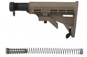 Tapco AR T6 Collapsible Stock Comes in Dark Earth. - STK09161D