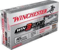 Winchester Ammo Win3Gun .45 ACP 230 GR 50 Box/10 Case - X45TG