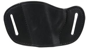 Bulldog Belt Slide Medium Automatic Handgun Holster Left Hand Leather Blk