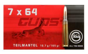 GECO 7x64mm Brenneke Soft Point 165 GR 20 Box/10 Case - 231240020