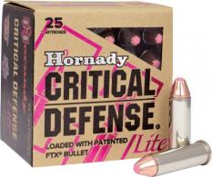 Hornady Critical Defense FTX  357 Magnum Ammo 125gr  25 Round Box