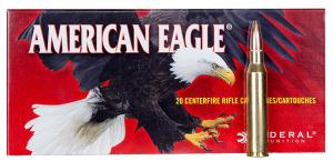 FEDERAL American Eagle 338 LAPUA Ammo 250 JSP 20RD BOX - AE338L1 FEDERAL American Eagle 338 LAPUA Ammo 250 JSP 20RD BOX - AE338L1