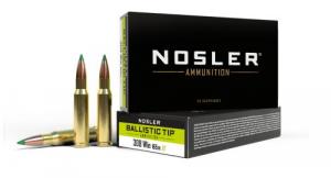 Nosler Ballistic Tip 308 Winchester Ammo 165 gr 20 Round Box